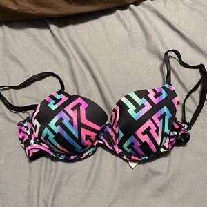 Pink underwire tshirt bra